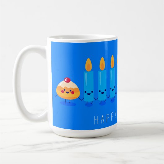 Frohes Chanukka-Mug Kaffeetasse (Links)