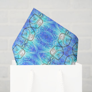 Frohes Chanukka-Tissue-Papier Seidenpapier