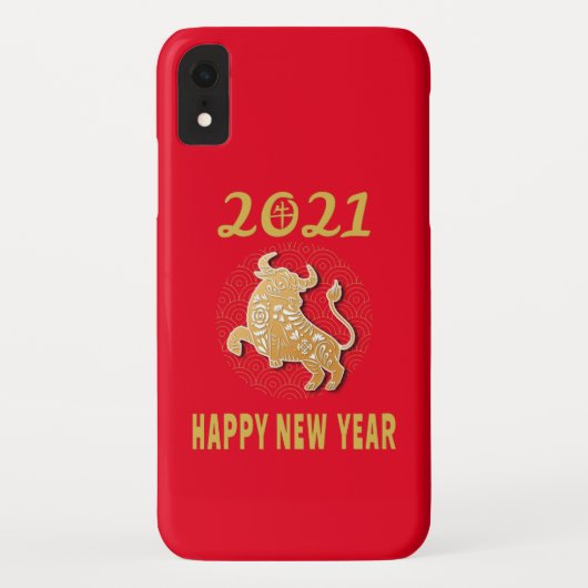Frohes chinesisches Neujahr 2021 Case-Mate iPhone Hülle (Rückseite)