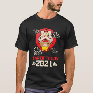 Frohes chinesisches Neujahr 2021 - Jahr des Ochsen T-Shirt