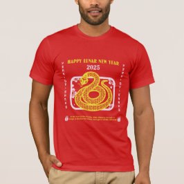 Frohes chinesisches Neujahr 2025 T-Shirt