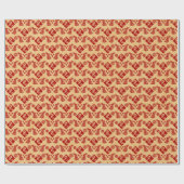 Frohes chinesisches Neujahr des Kaninchens 2023 Geschenkpapier (Flach)