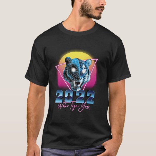 Frohes chinesisches Neujahr des Tiger 2022 - Wasse T-Shirt (Vorderseite)
