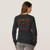 Frohes chinesisches Neujahr T-Shirt (Schwarz voll)