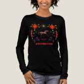 Frohes chinesisches Neujahr Tri-Blend Shirt (Vorderseite)