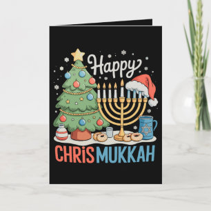 Frohes Chrismukkah Chanukka Weihnachten Chanukkah