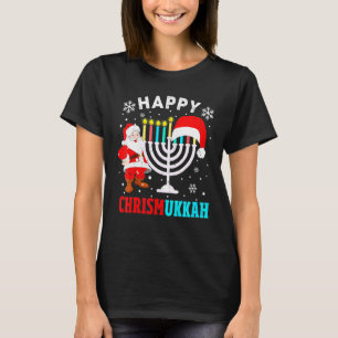 Frohes Chrismukkah Chanukka Weihnachten Jewis 2 T-Shirt