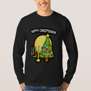 Frohes Chrismukkah Chanukka Weihnachten Jewis 3 T-Shirt