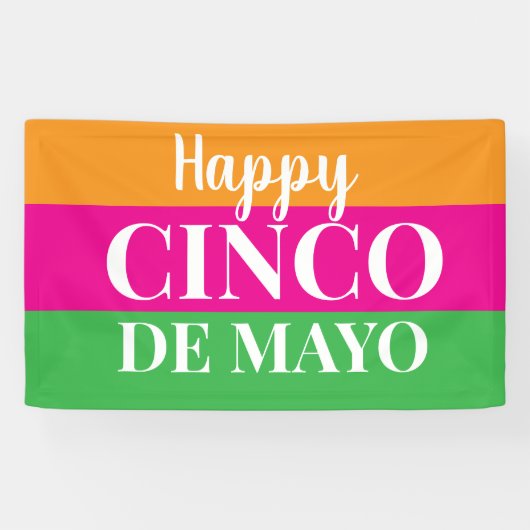 Frohes Cinco De Mayo  Banner (Horizontal)