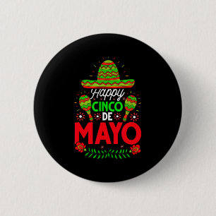 Frohes Cinco de Mayo Fest Button