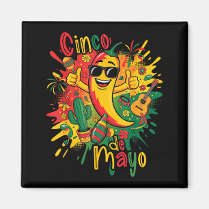Frohes Cinco de Mayo-Fest mexikanische Party 5. Ma Magnet