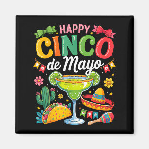 Frohes Cinco de Mayo-Fest mexikanische Party Männe Magnet