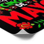 Frohes Cinco de Mayo Fest Poster (Ecke)