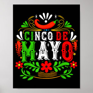 Frohes Cinco de Mayo Fiesta Squad 5. Mai mexikanis Poster