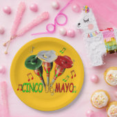 Frohes Cinco de Mayo Pappteller (Party)