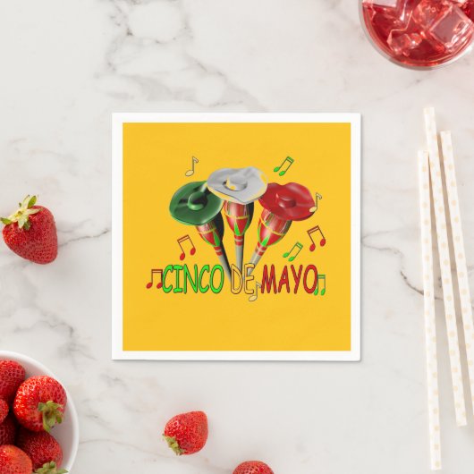 Frohes Cinco de Mayo Serviette (Beispiel)