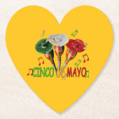 Frohes Cinco de Mayo Untersetzer (Vorderseite)