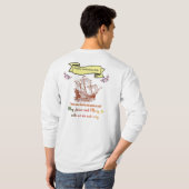 Frohes Columbus-Tag T-Shirt (Schwarz voll)