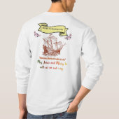 Frohes Columbus-Tag T-Shirt (Rückseite)