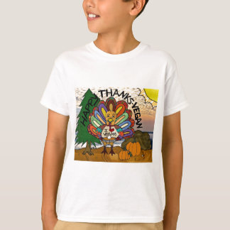 Frohes Dank Vegan Erntedankfest Truthahn T-Shirt