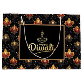 Frohes Diwali Große Geschenktüte (Rückseite)