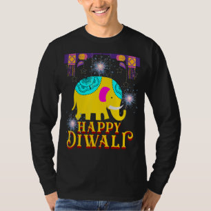 Frohes Diwali-Shirt Divali Rangoli Lampen Männer F T-Shirt