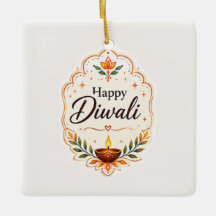 Frohes Diwali Traditionelle Diya