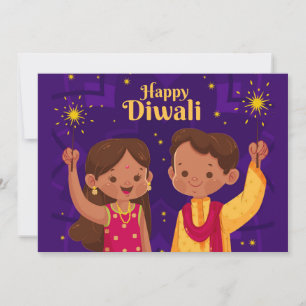 Frohes Diwali-Urlaubskarten Feiertagskarte