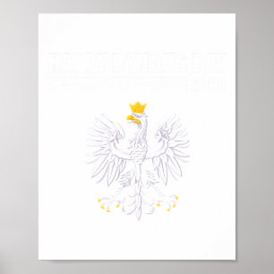 Frohes Dyngus-Tag 2026 White Eagle Polnischer Feie Poster