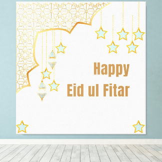 Frohes Eid Leinwanddruck