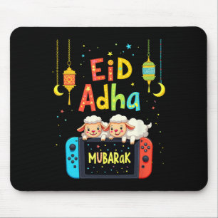 Frohes Eid Mubarak Gaming für muslimische Gamer-Ki Mousepad