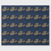Frohes Eid Mubarak Weißes Geschenkpapier  (Flach)