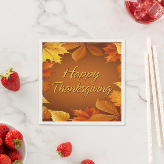 Frohes Erntedankfest 1 Serviette (Beispiel)