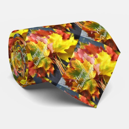 Frohes Erntedankfest 7 Krawatte (Gerollt)