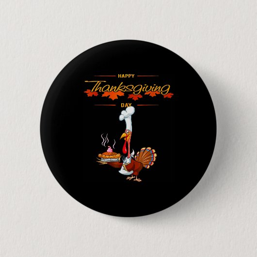 Frohes Erntedankfest  Button (Vorderseite)