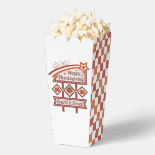 Frohes Erntedankfest Dankbar & Gesegnet Retro-Schi Geschenkschachtel