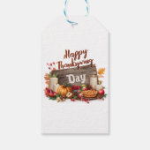Frohes Erntedankfest Geschenkanhänger (Rückseite)