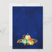 Frohes Erntedankfest Herbst Erntefeier Einladung (Rückseite)