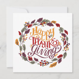 Frohes Erntedankfest Herbst Faltenkarte für Feiert Feiertagskarte