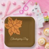 Frohes Erntedankfest, Herbst Herbstsaison, Modern Pappteller (Party)