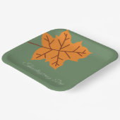 Frohes Erntedankfest, Herbst Herbstsaison, Modern Pappteller (Gewinkelt)