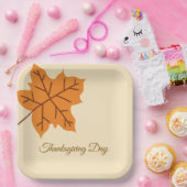 Frohes Erntedankfest, Herbst, Modern Pappteller (Party)