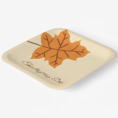 Frohes Erntedankfest, Herbst, Modern Pappteller (Gewinkelt)