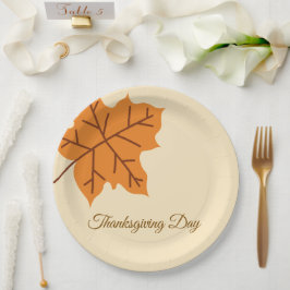 Frohes Erntedankfest, Herbst, Modern  Pappteller