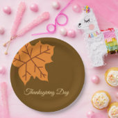 Frohes Erntedankfest, Herbst, Modern Pappteller (Party)
