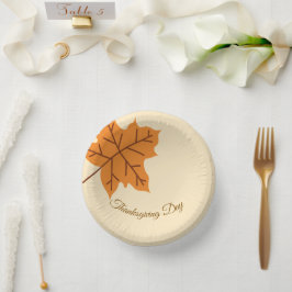 Frohes Erntedankfest, Herbst, Modern  Pappteller