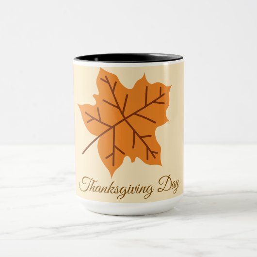 Frohes Erntedankfest, Herbst, Modern Tasse (Zentrum)