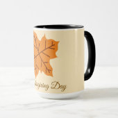 Frohes Erntedankfest, Herbst, Modern Tasse (VorderseiteRechts)