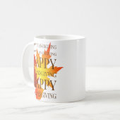 Frohes Erntedankfest Kaffeetasse (Vorderseite Links)