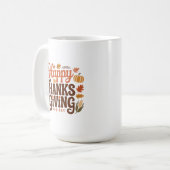 Frohes Erntedankfest Kaffeetasse (Vorderseite Links)